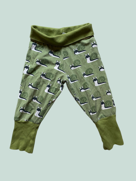 Organic cotton snail rib pants 18-36m | Maxomorra
