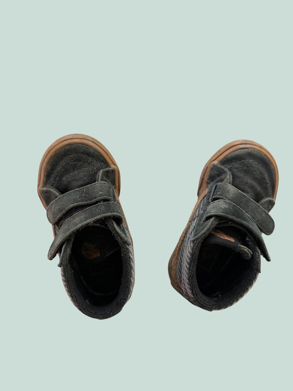 Black velcro shoes 5US Little Kid | Vans