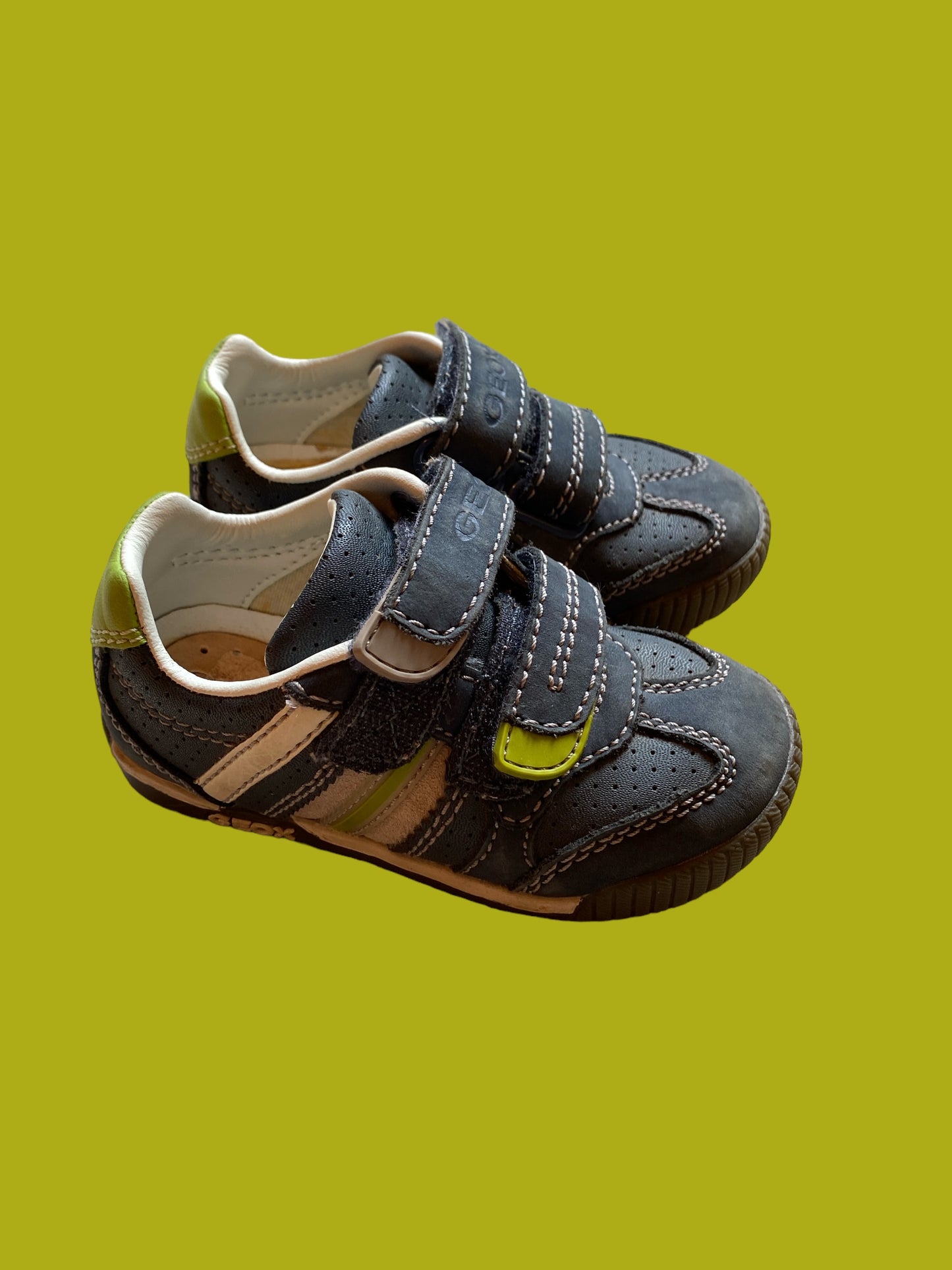 Leather Velcro sneakers 7 US Little Kid | Geox