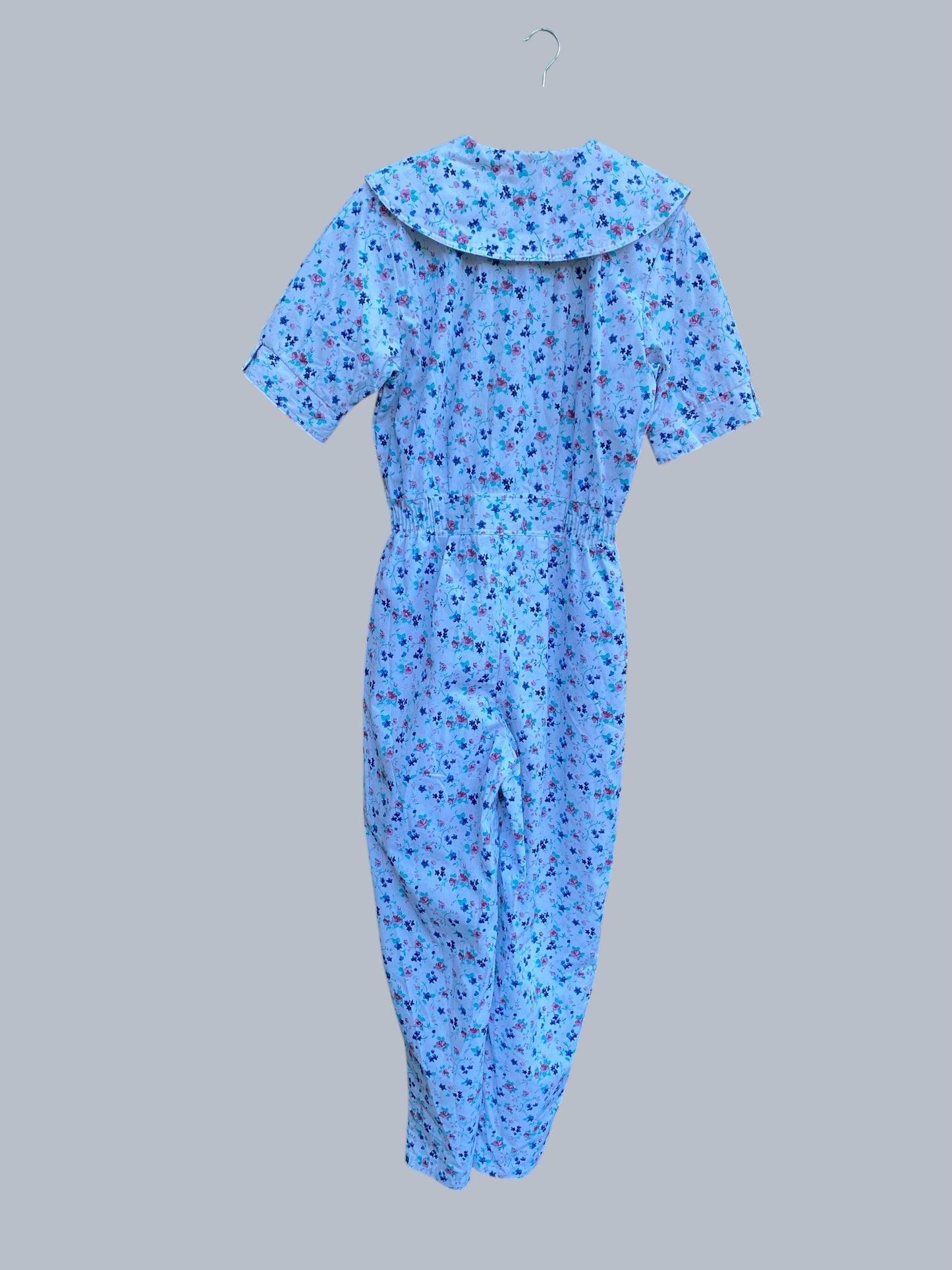 Vintage floral jumpsuit women’s medium
