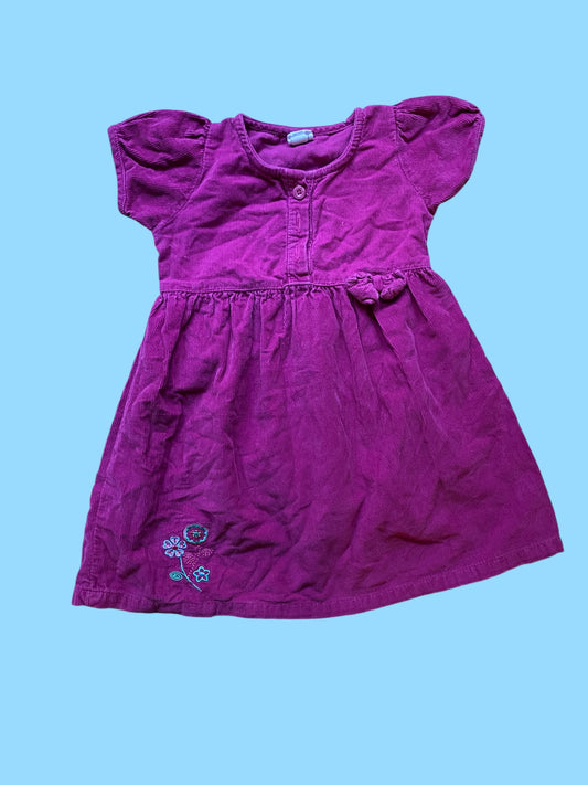 Organic cotton corduroy dress 2-3Y | Alana