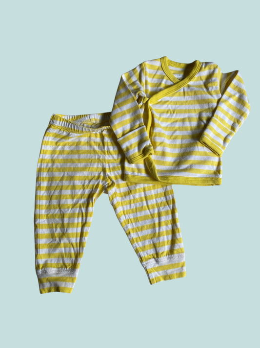 Cotton pj set 6-12m