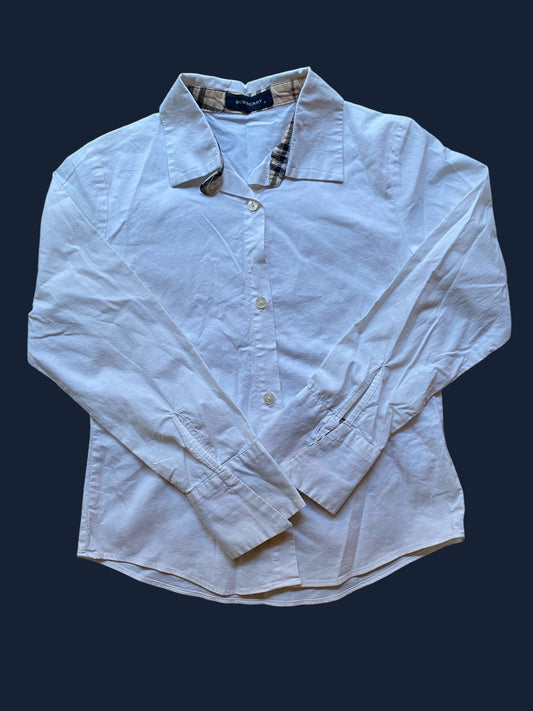White cotton shirt 6Y | Burberry