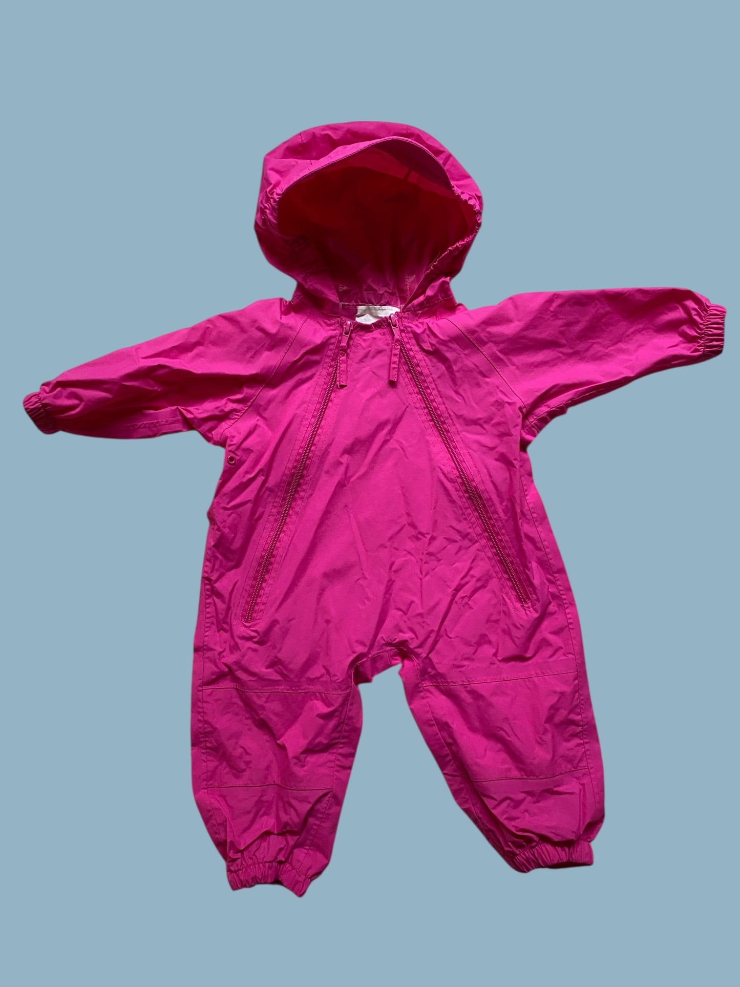 Hot pink rain suit 6-12m | Splash