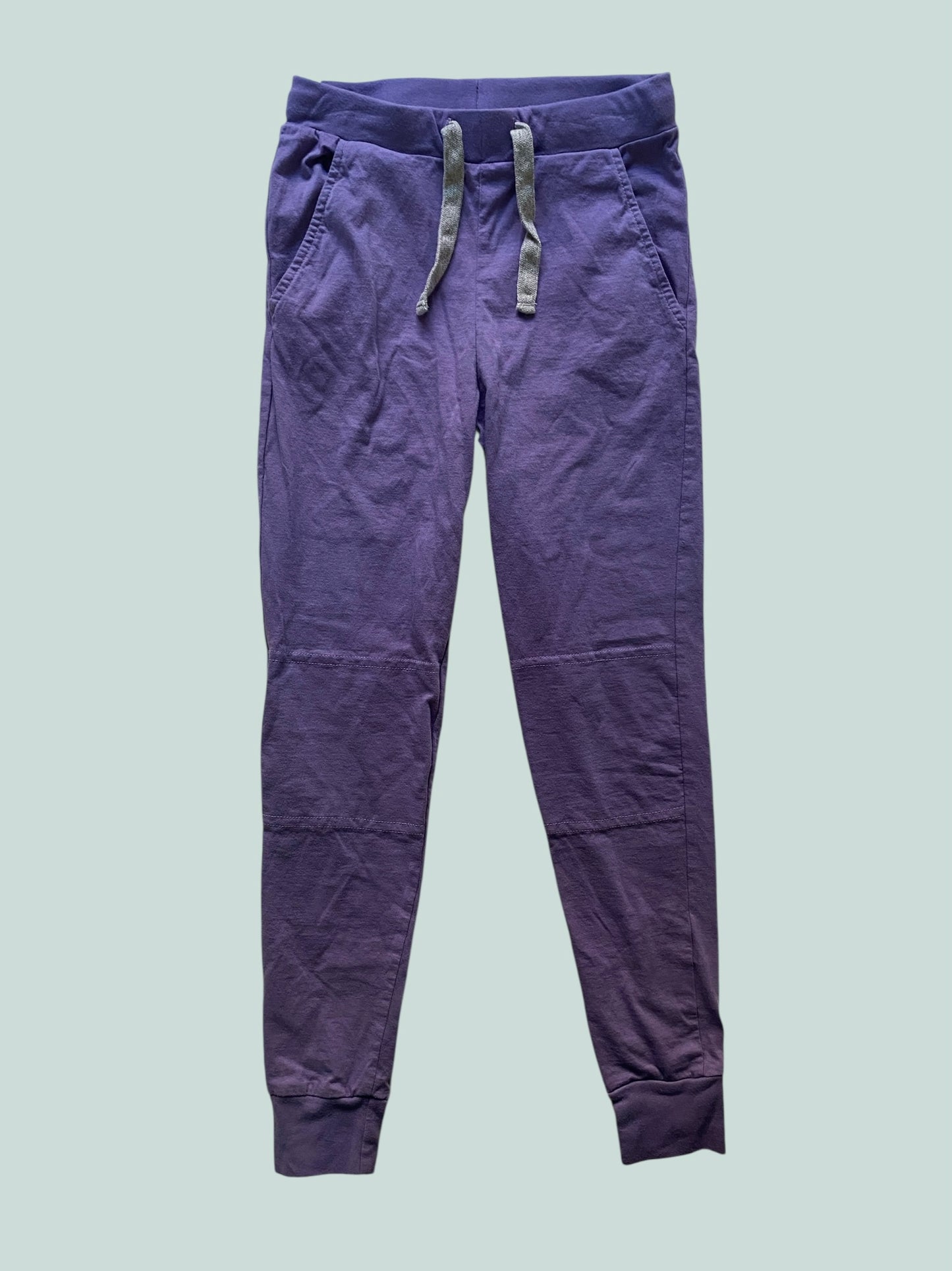 Organic cotton lilac joggers 7-8Y (generous) | Mini Mioche