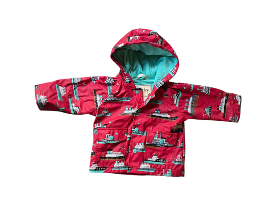 Boats Terry lined rain jacket 6-12m | Hatley