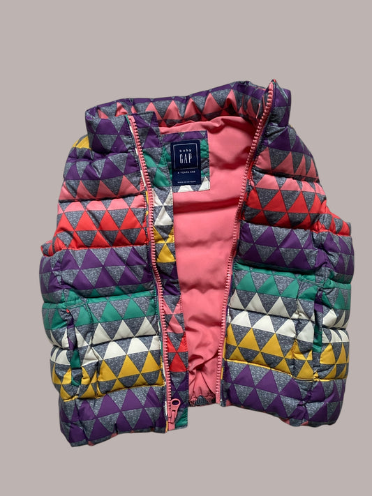 Colourful puffer vest 4Y | Gap