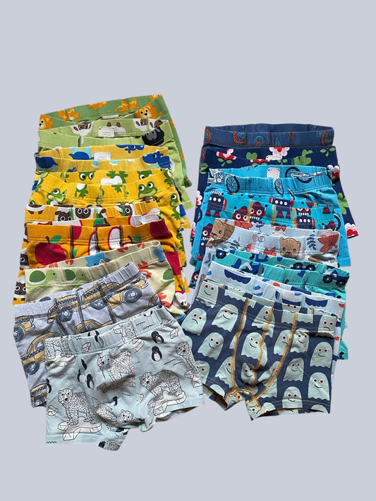 Organic cotton boxer shorts 5-7Y (110-116) | Maxomorra