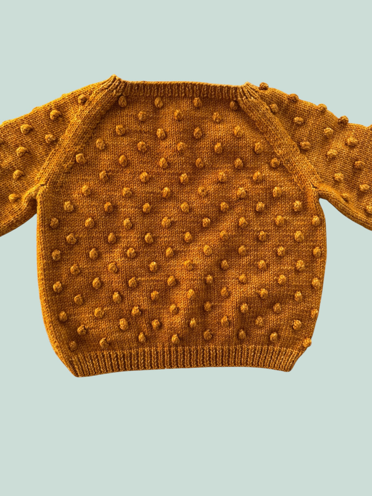 Merino wool popcorn sweater 3-4Y | Misha & Puff