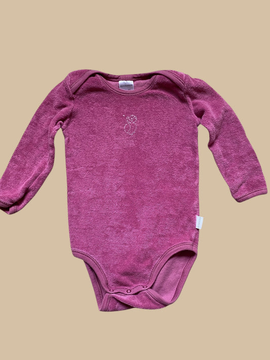 Cotton/modal blend terry onesie 9m (80) | Schiesser