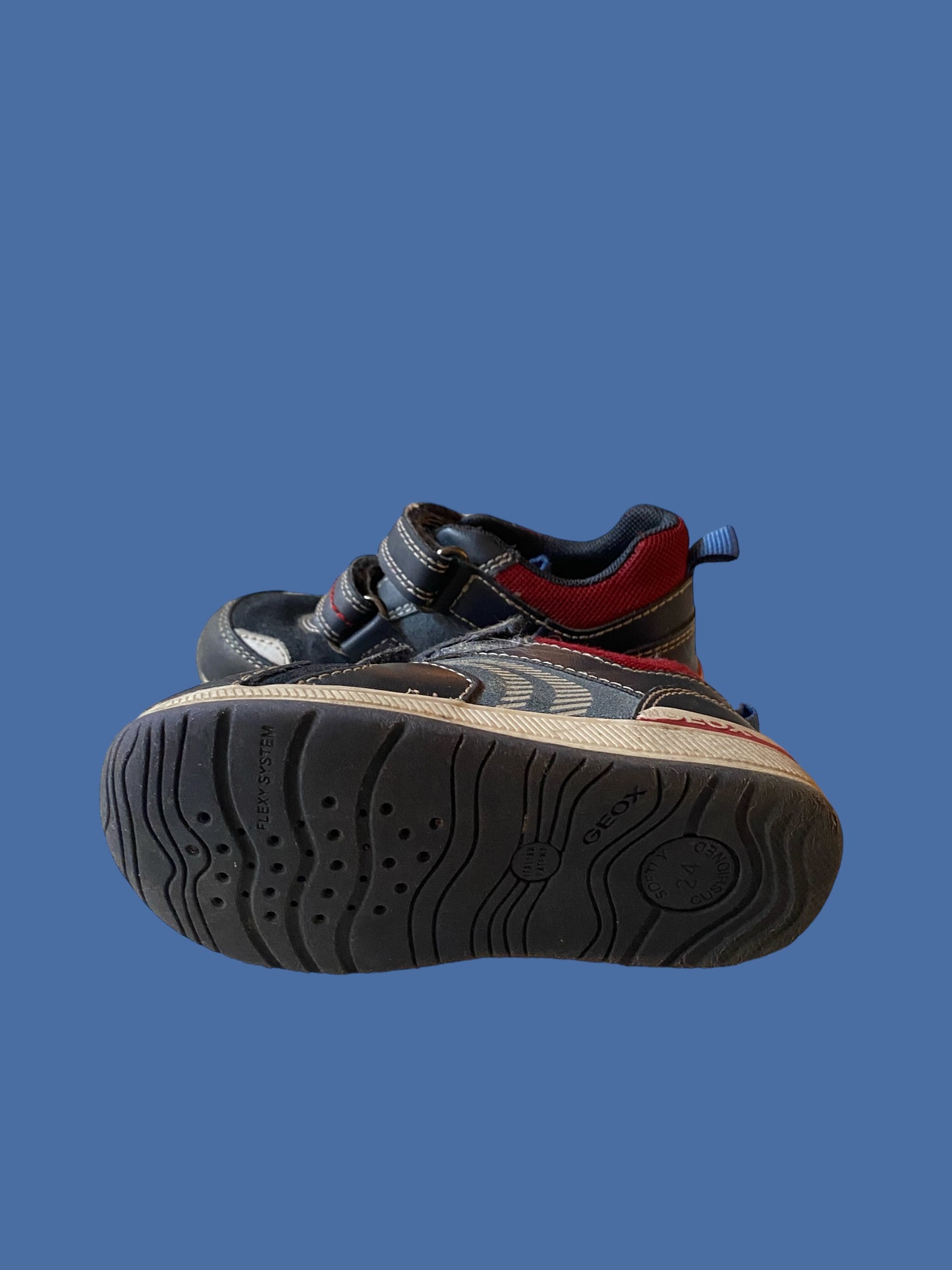 Velcro leather sneakers 8 US Little Kid | Geox