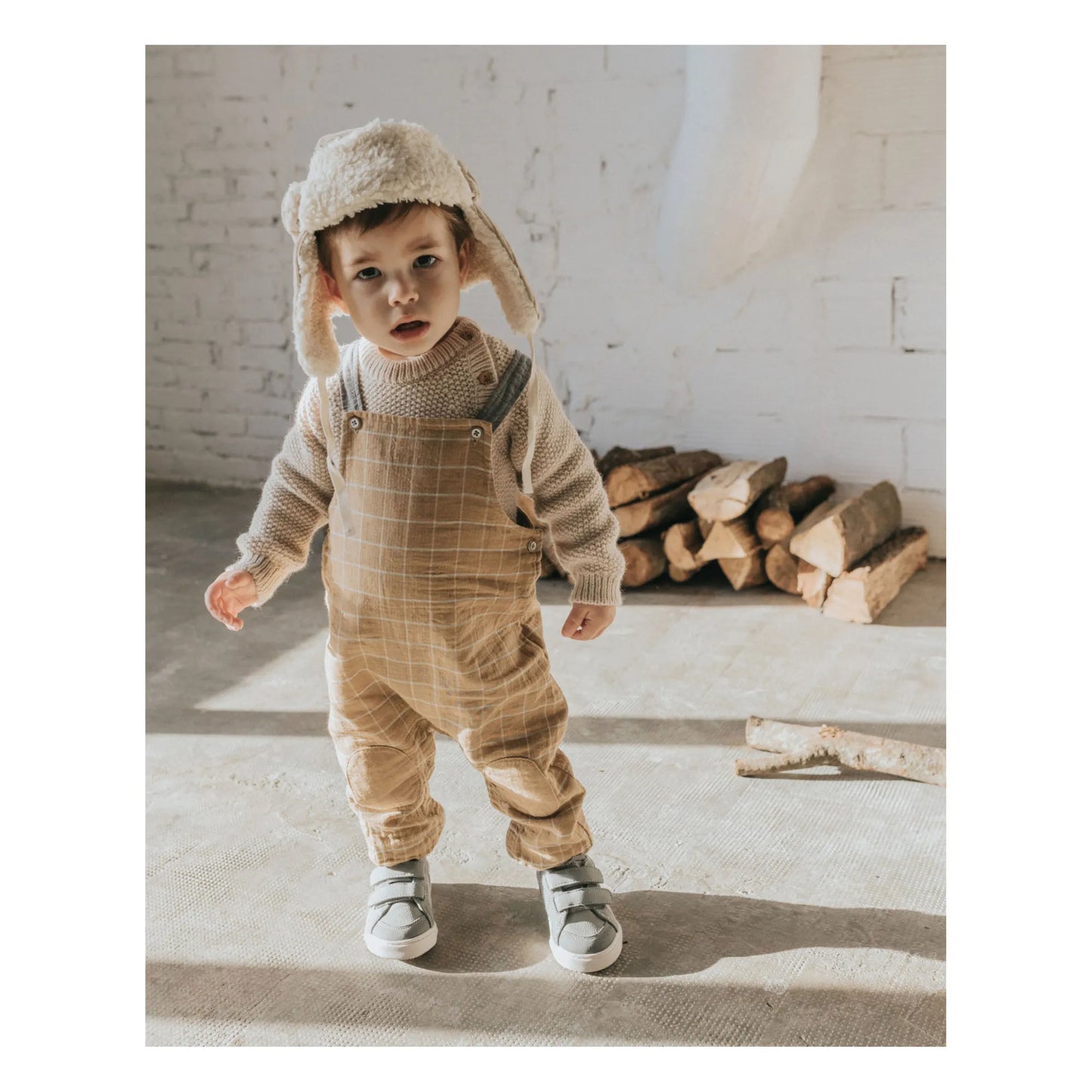 Cream wool blend 24m sweater | Boho Barcelona