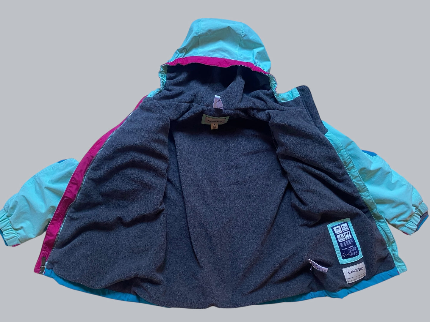 Fleece lined waterproof insulated jacket 10-12Y | Land's End