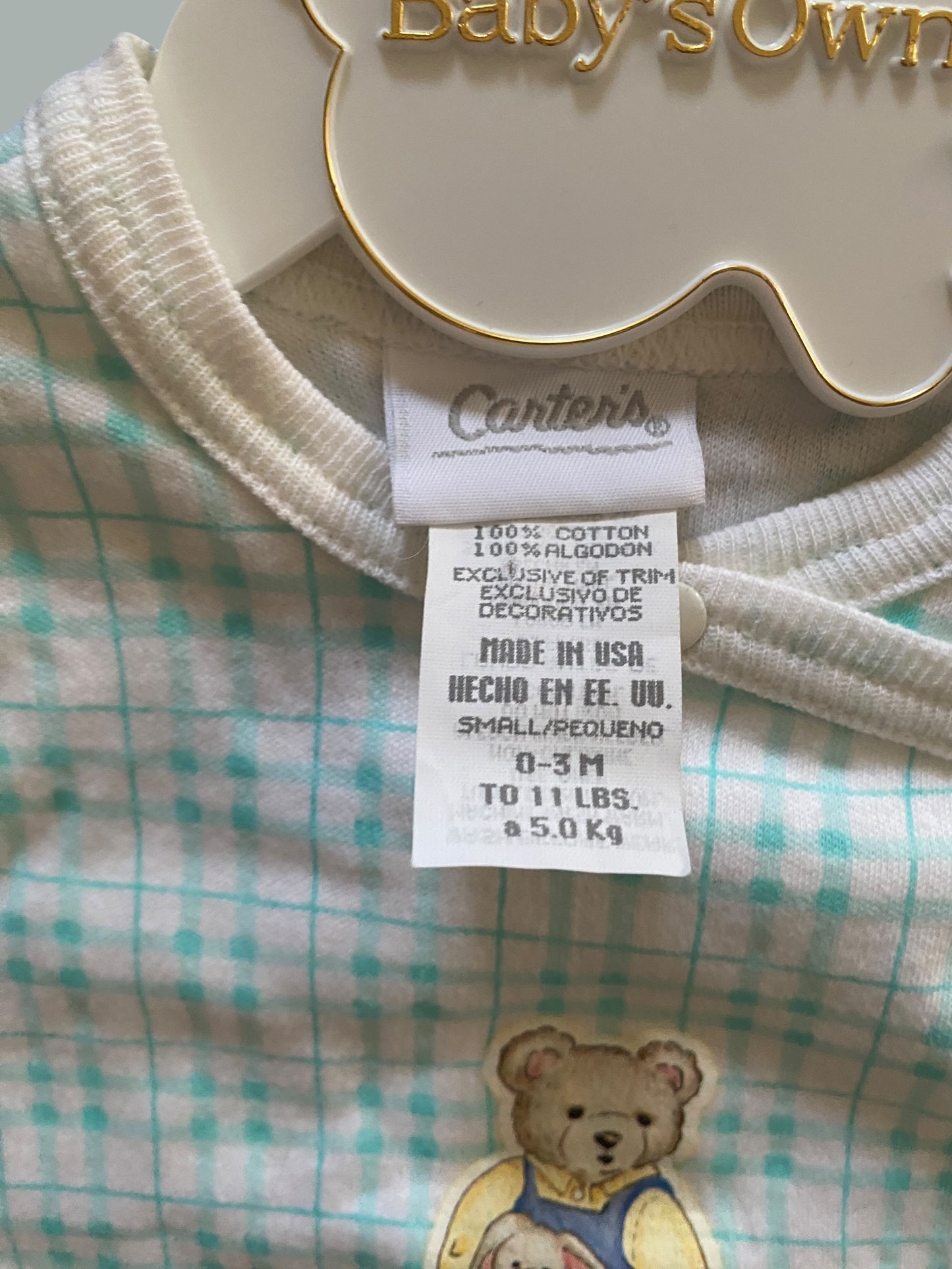 Vintage cotton Best Friends Teddy Bear onesie 0-3m | Carter’s