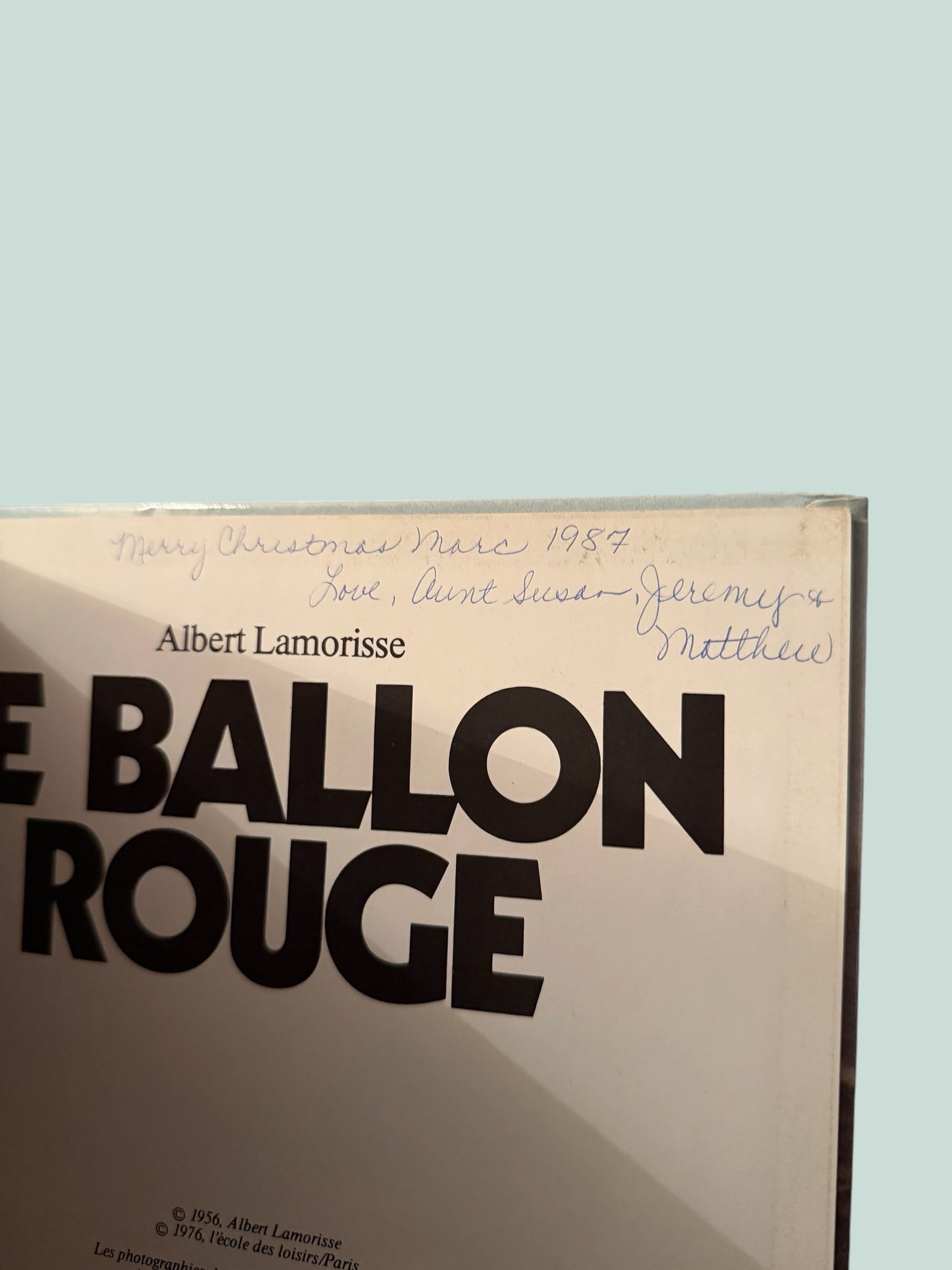 FRENCH Le Ballon Rouge by Albert Lamorisse