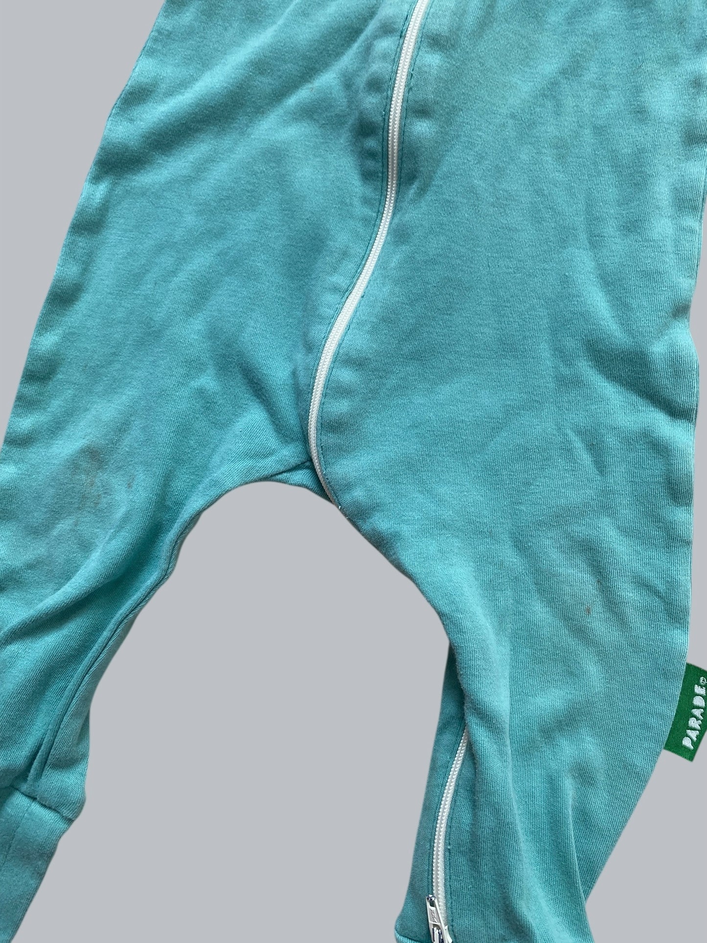 Teal organic cotton 6-12m | Parade Organics