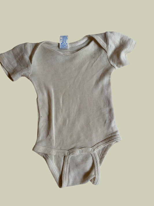 Wool cream onesie 3-6m | Engel