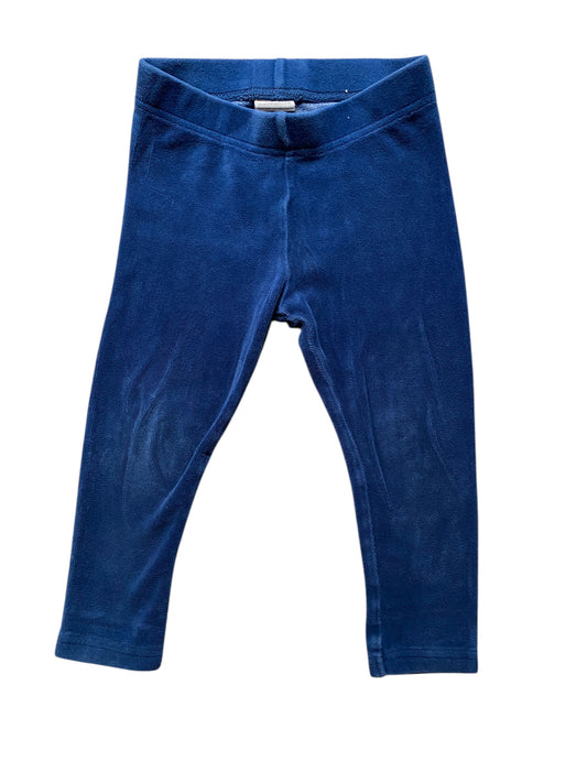 Organic cotton velour pants 18-24m | Maxomorra