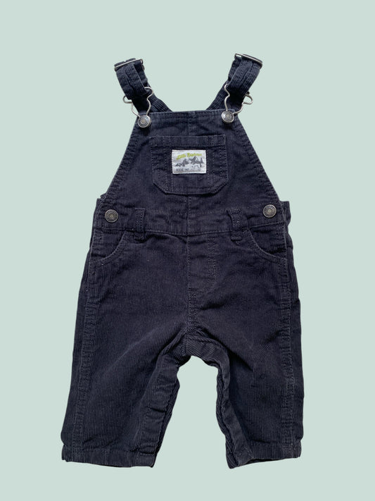Charcoal corduroy overalls 3m | Carter's