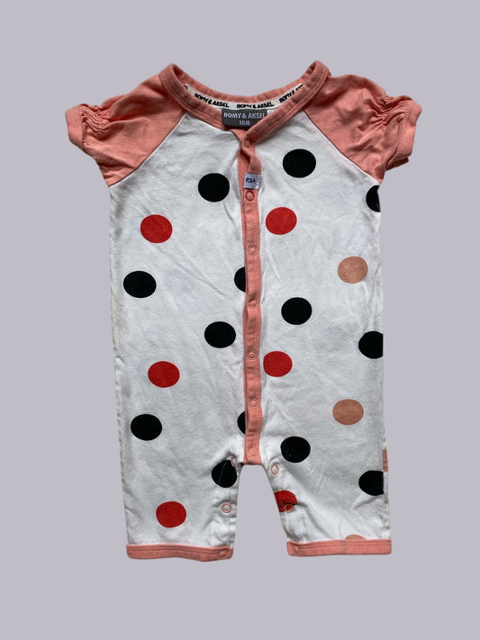 Cotton shorty romper 18m | Romy & Aksel