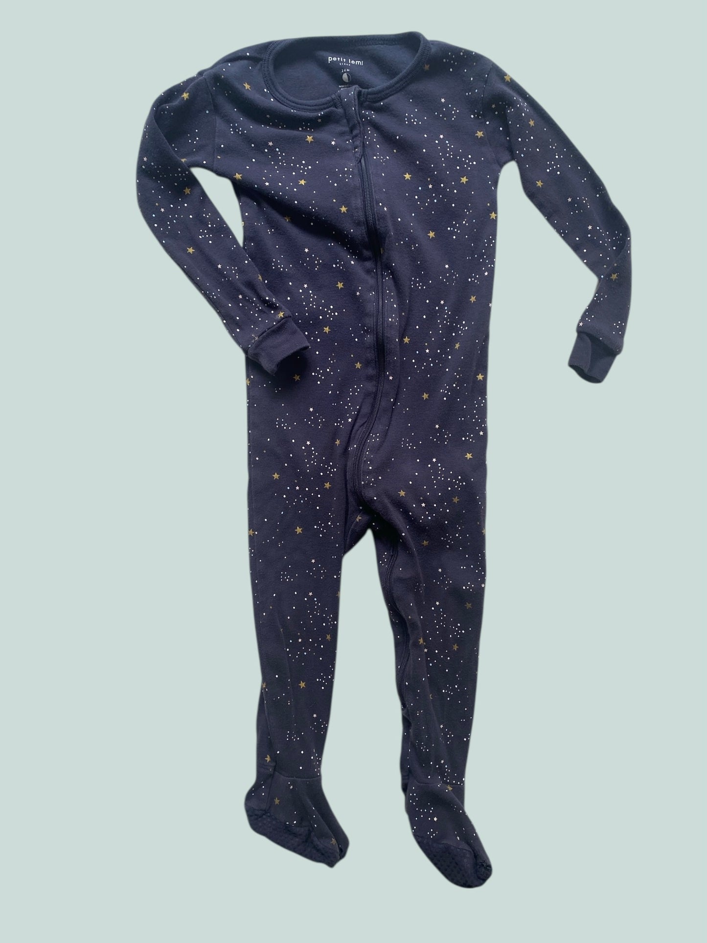 Cotton two-way zip sleeper 24m | Petit Lem