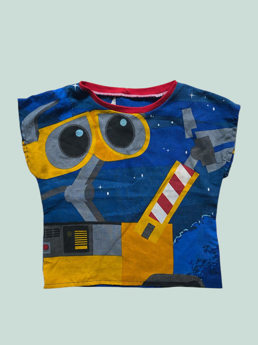 Upcycled Wall-E t-shirt 2-3Y | Kid Folk Clothing