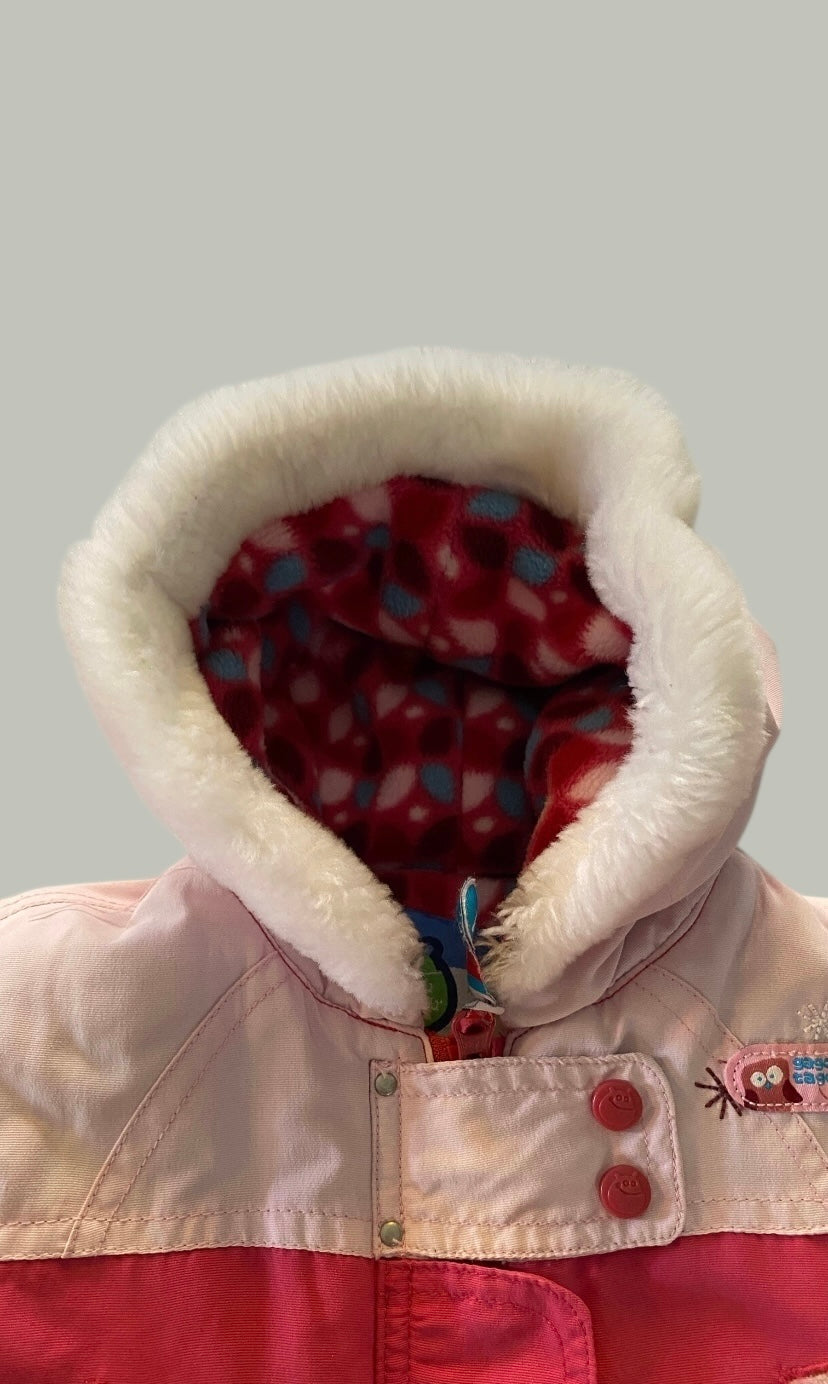 Pink snowsuit 9m | Gagou Tagou