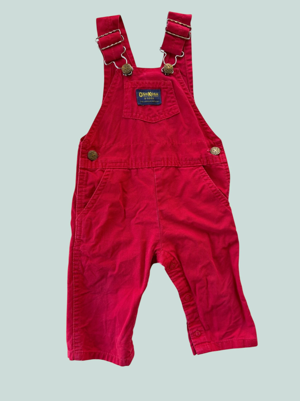 Vintage red overalls 12m | Oshkosh