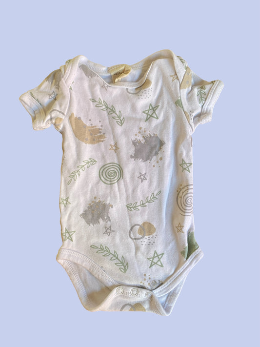 Organic cotton onesie 0-3m | Cottonaire Organic