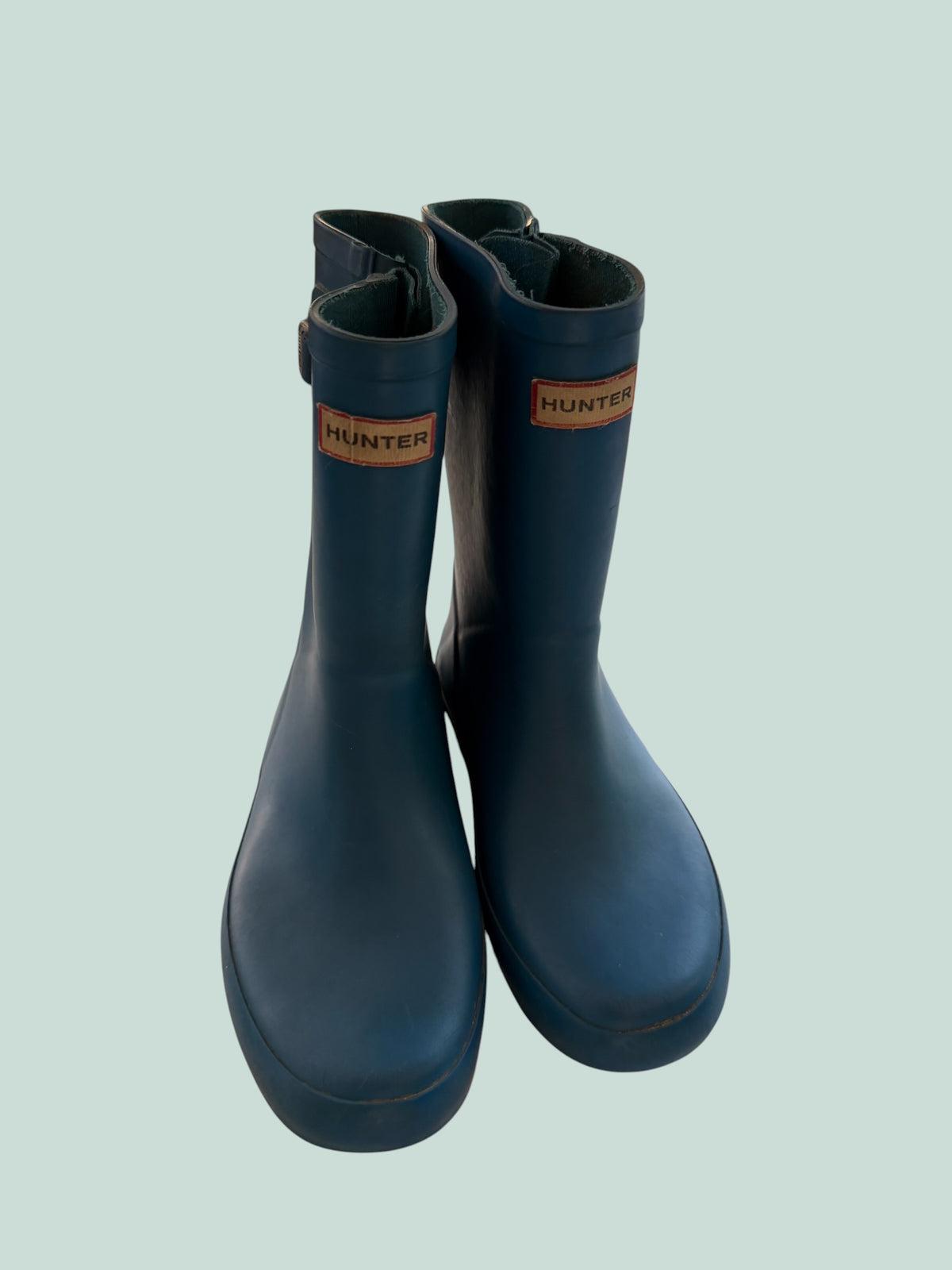 Blue rubber rain boots size 2US (1UK) | Hunter
