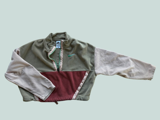 Kids cropped fleece sweater 12-14 (large) | Nike