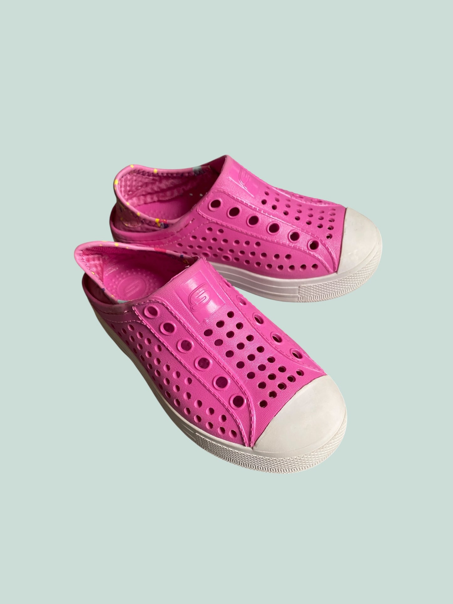Pink slip on sandals 11 US Little Kids | Skechers