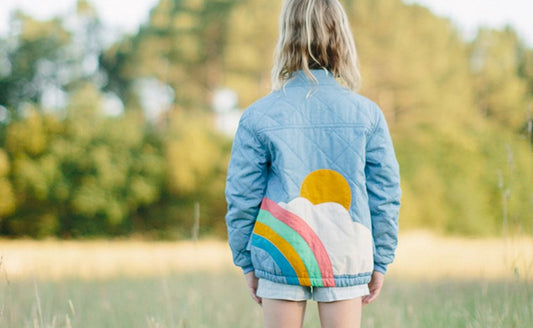 Cotton quilted sunrise jacket 12-24m| Tootsa MacGinty