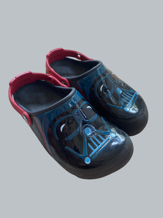 Darth Vader light up sandals 2 US Big Kids | Crocs