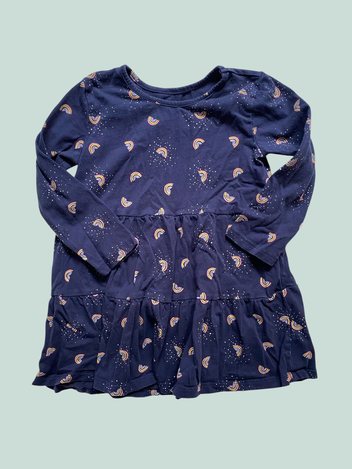 Rainbow cotton dress 3Y | Joe Fresh