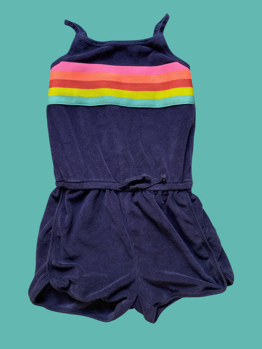 Terry shorty romper 4-5Y (xs) | Gap