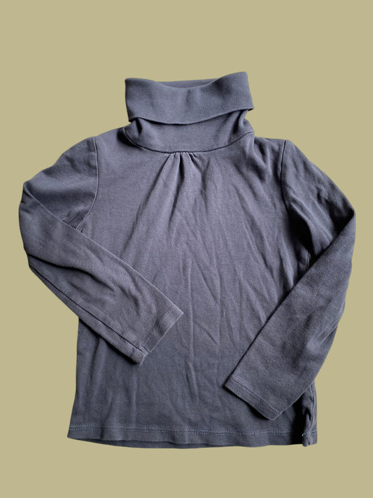 Cotton turtleneck long sleeve top 6Y | Vertbaudet