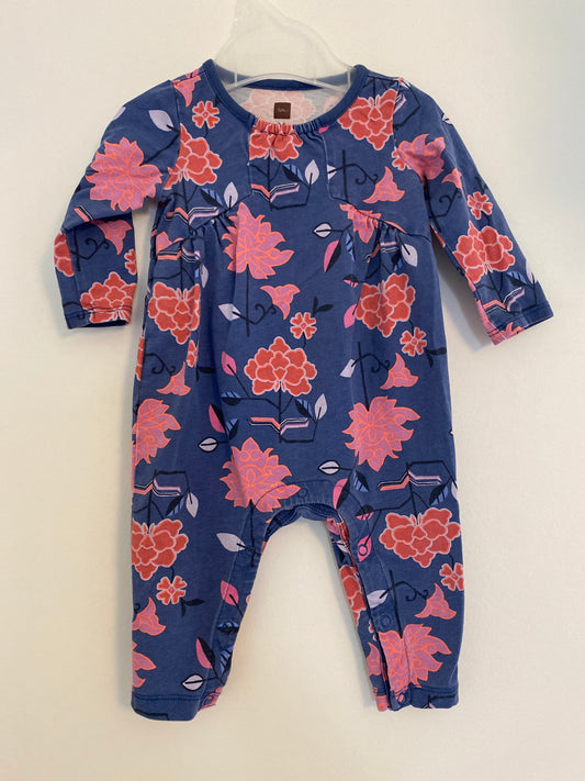 Flower romper 3-6m / Tea