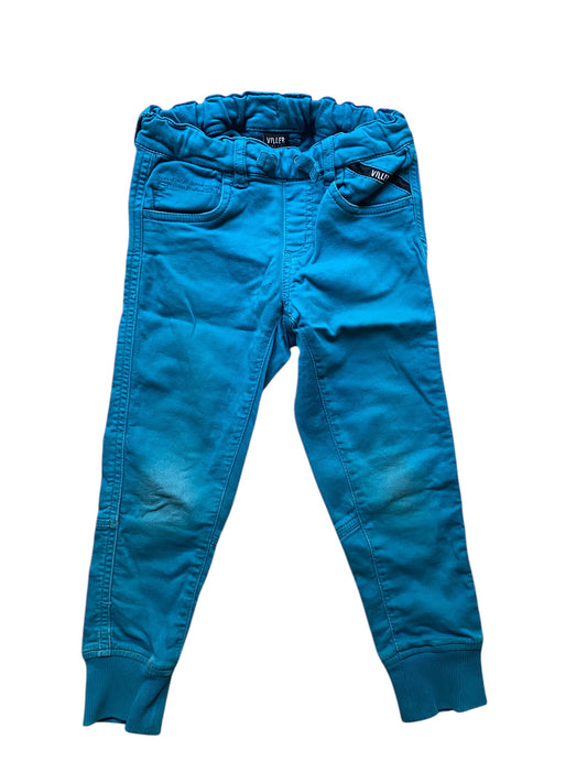 Cuffed teal jogger 4-5Y (110) | Villervalla