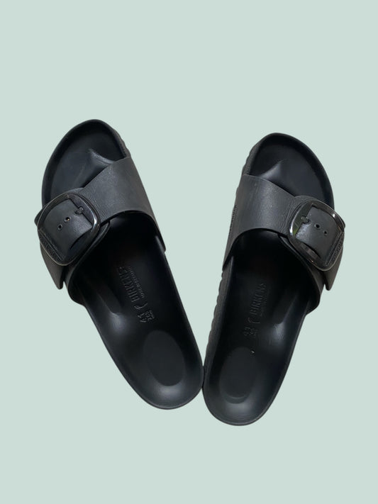 Black Eva Madrid big buckle sandals women's 41 EU/10-10.5 US | Birkenstock