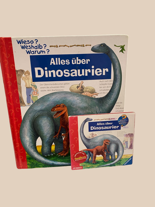 GERMAN  Alles über Dinosaurier - wieso weshalb warum + CD
