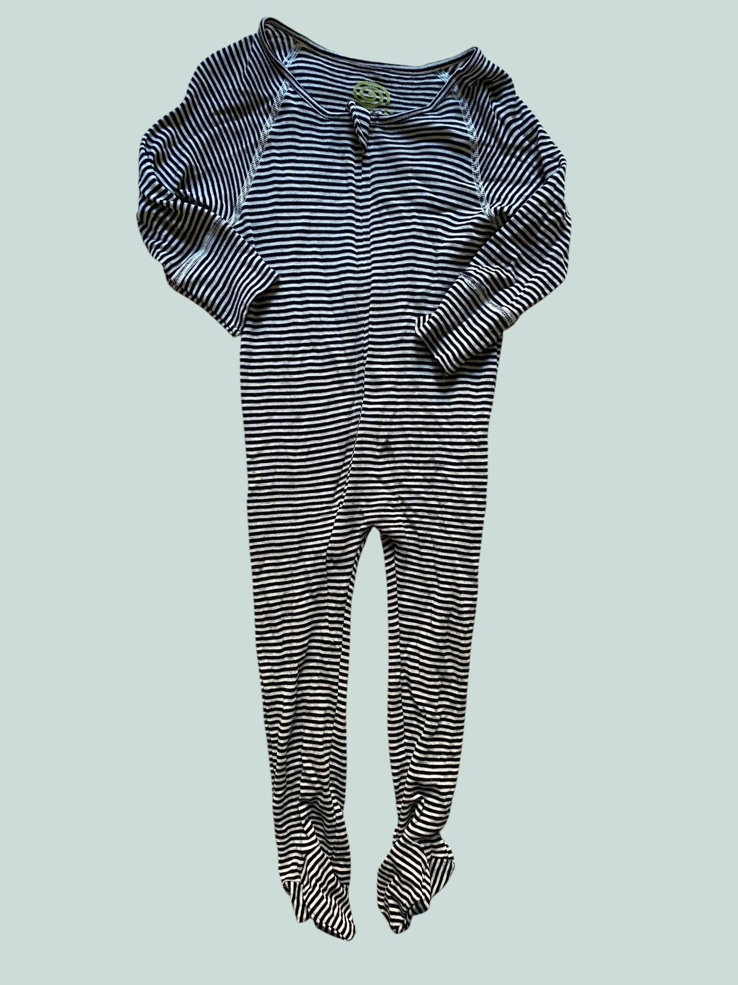 Black and white merino wool sleeper 18-24m | Nui