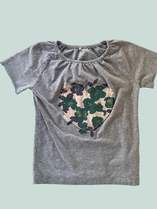 Cotton heart t-shirt 4Y | Name It