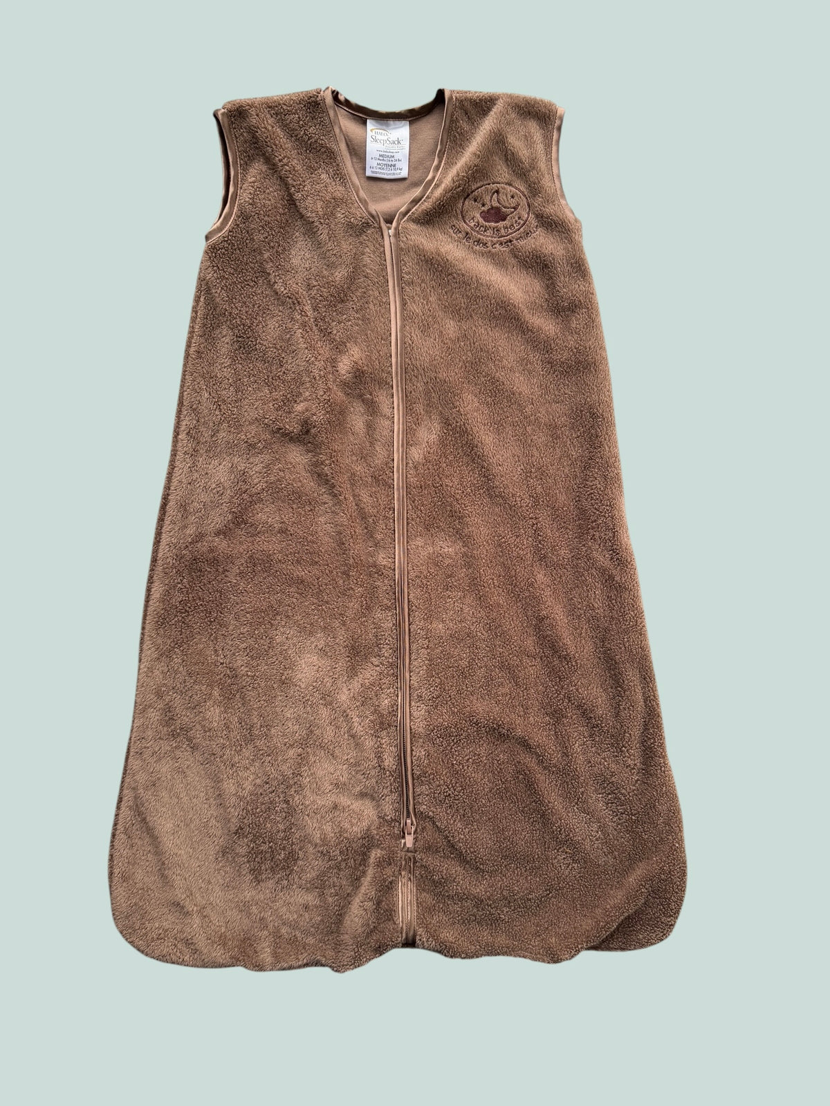 Brown fleece sleepsack 6-12m | Halo