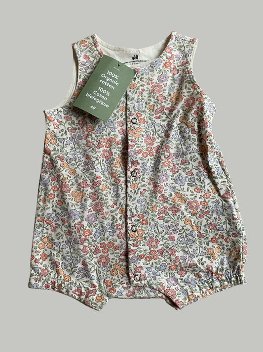 Organic cotton shorty romper 3m | H&M