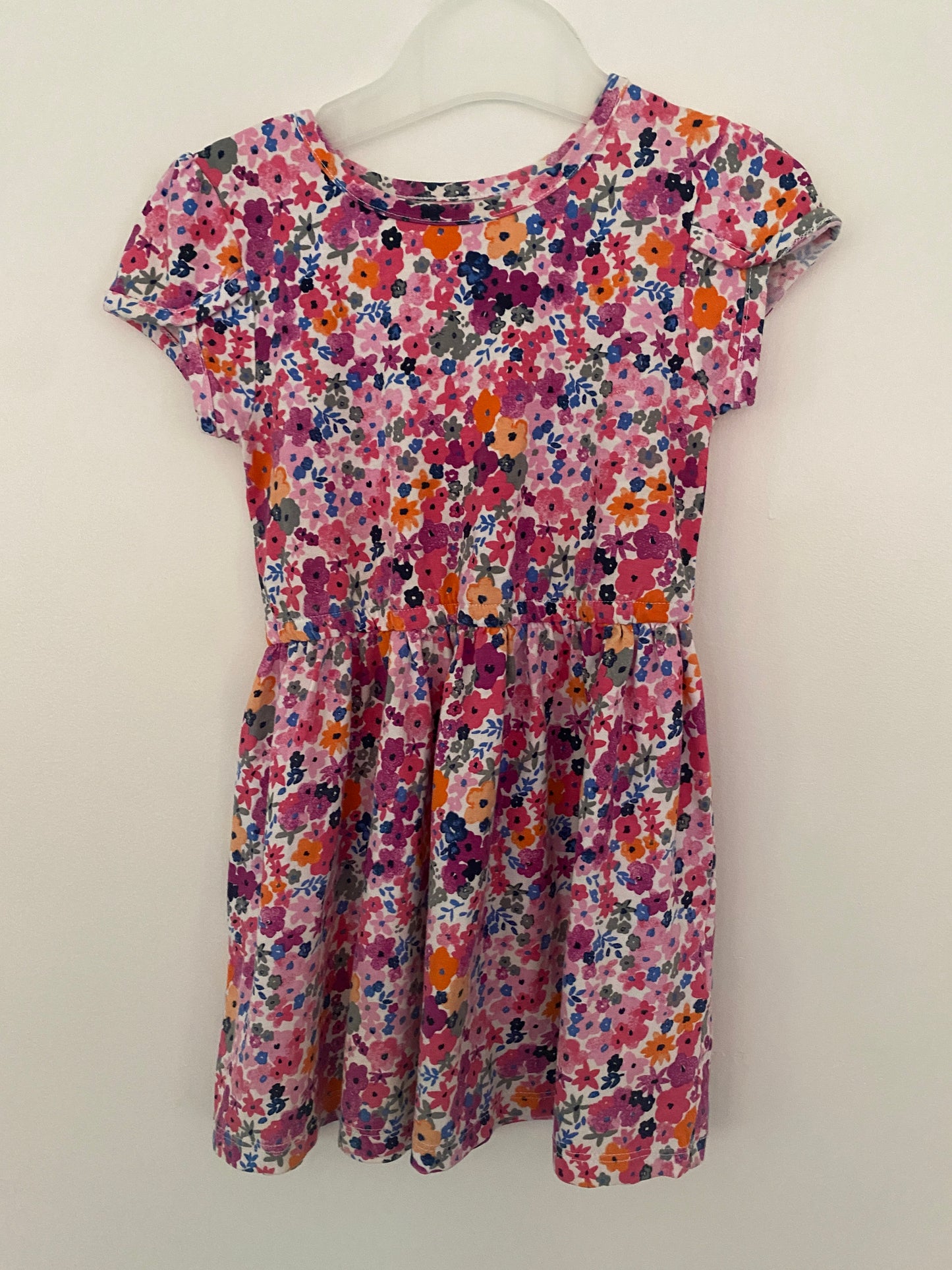 Flower cotton dress 5Y | Joe Fresh