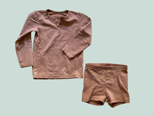 Rose swim rashguard and bottom set 2Y | H&M