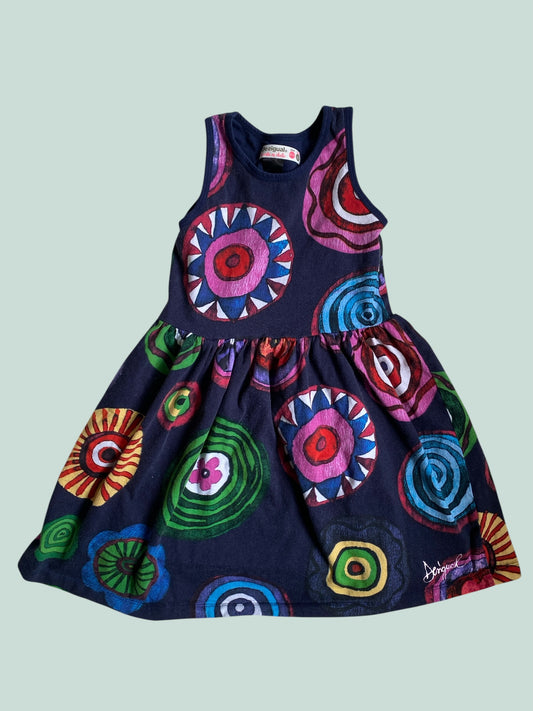 Cotton tank dress 9/10Y | Desigual