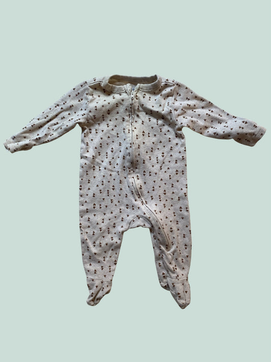 Cotton footed sleeper 3-6m | Old Navy
