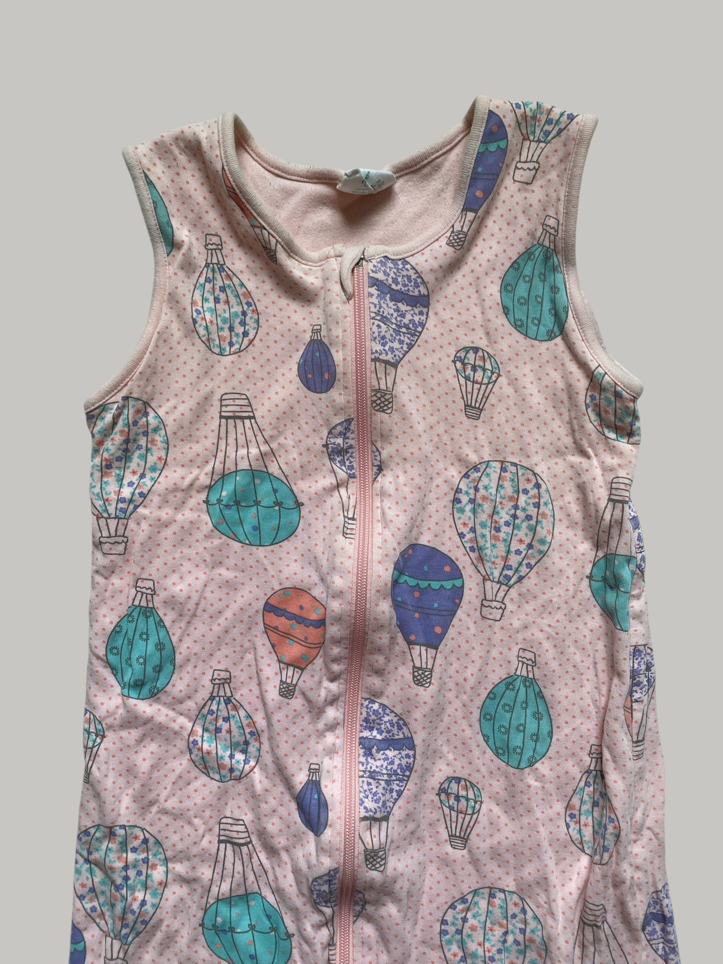 Organic cotton hot air balloon sleepsack 4-5Y | Papagino